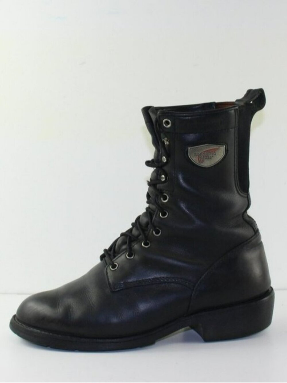 Red Wing Black Leather Tall Lace Boots (11 US)